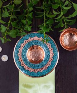 بشقاب فیروزه کوب