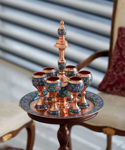 سرویس شربت خوری مس و پرداز